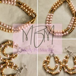 Handmade Bracelet and Earrings